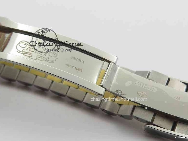Roman YG Maker Black On Bracelet Edition A2813 BP Best 41mm DateJust SS Jubilee Dial II 0521